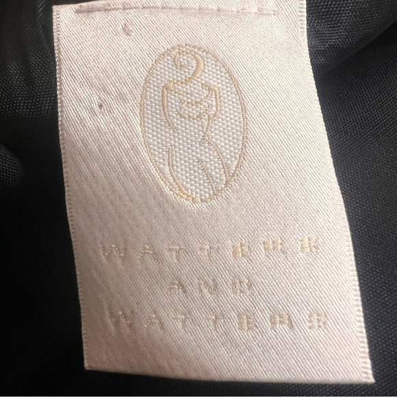 Watters and Watters sleeveless black textured dress Made in the USA size medium - Picture 6 of 10